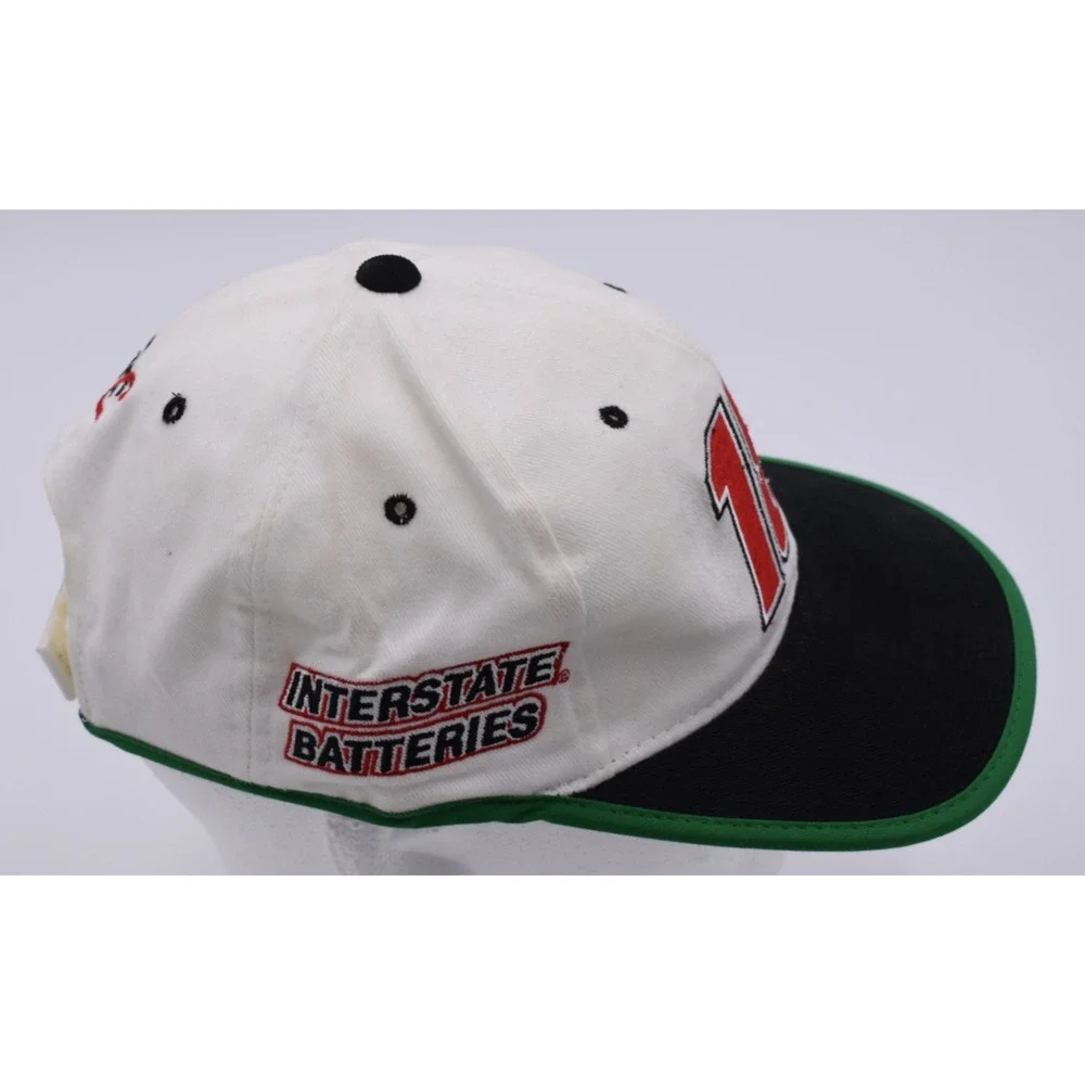 Vtg 1996 NASCAR Bobby Labonte #18 Hat Cap - White & Black - Chase Authentics
